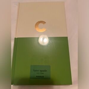 NWT Kate Spade “C” notebook